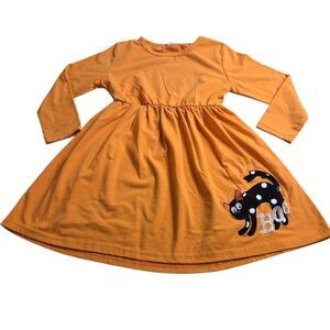 Halloween Cat dress (130) 5/6